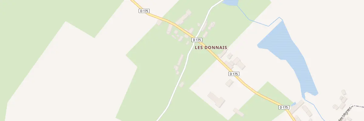 Plan du 106 Les Donnais à Vernais