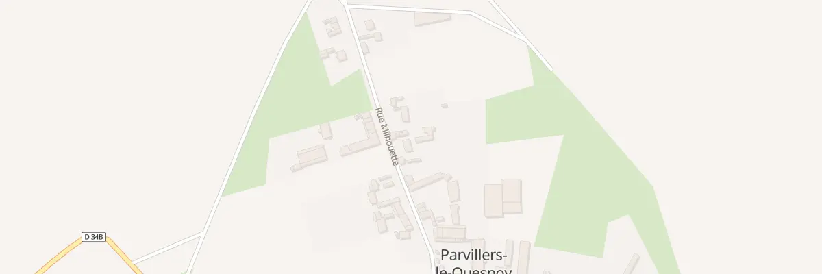 Plan du 8 Rue Milhouette à Parvillers-le-Quesnoy