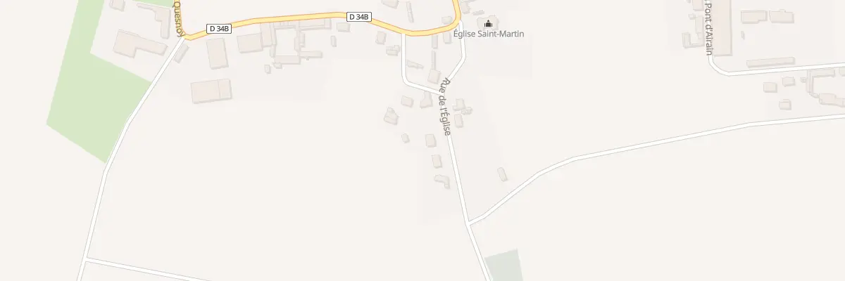 Plan du 8B Rue de l’Église à Parvillers-le-Quesnoy