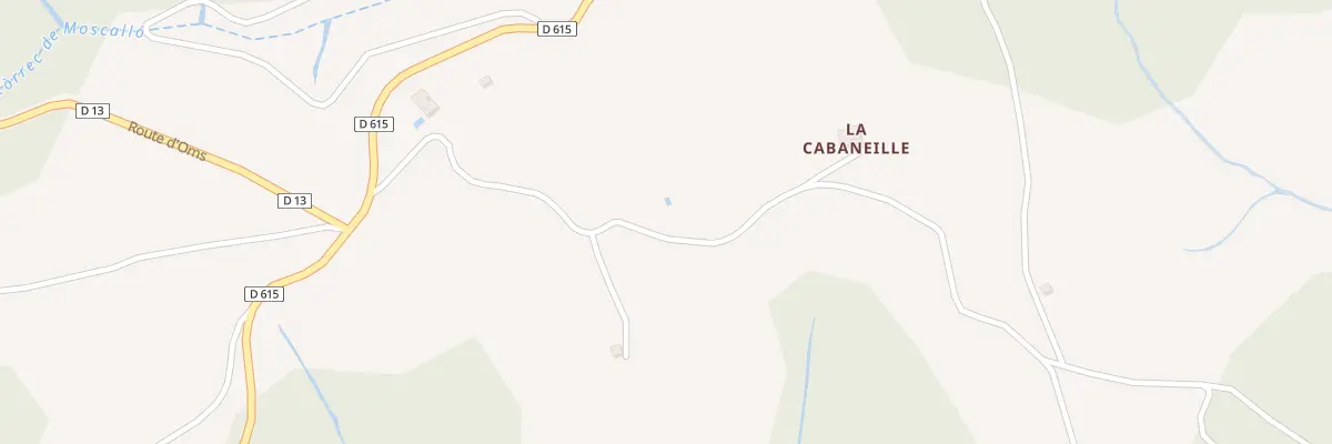 Plan du 5001F La cabaneille à Llauro