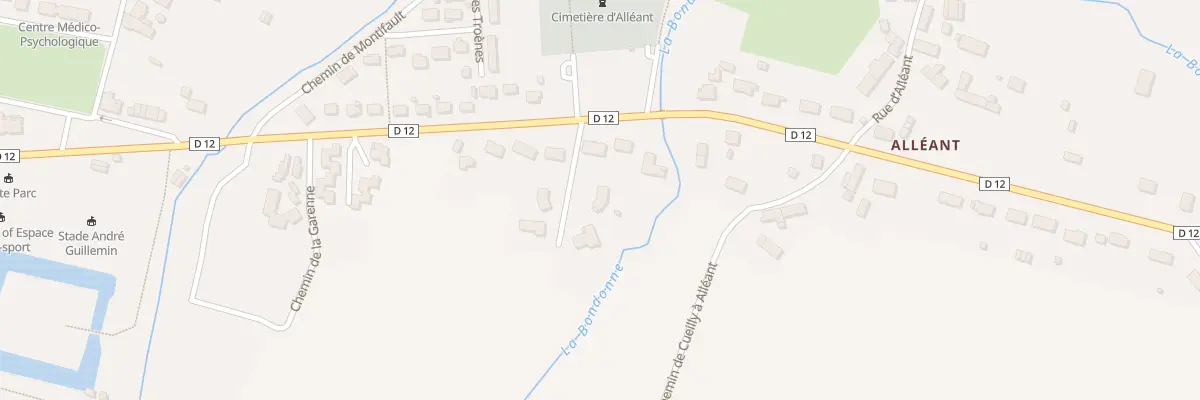 Plan du 2B Rue de la Bondonne à Baugy