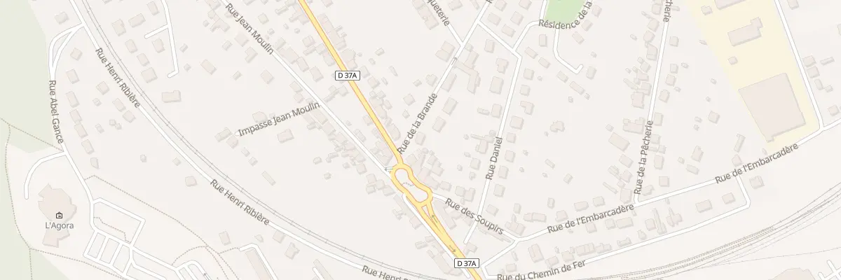 Plan du 4 Rue de la Brande à Commentry