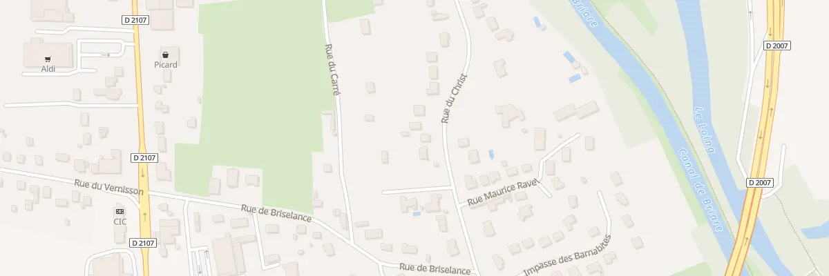 Plan du 864 Rue du Christ à Amilly