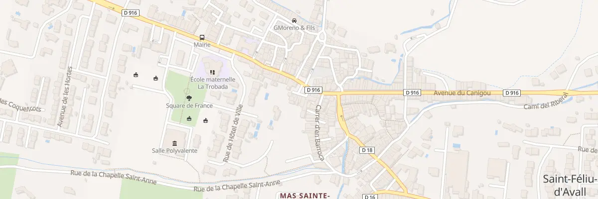 Plan du 434 Pl Guillaume Ribou à Saint-Féliu-d’Avall