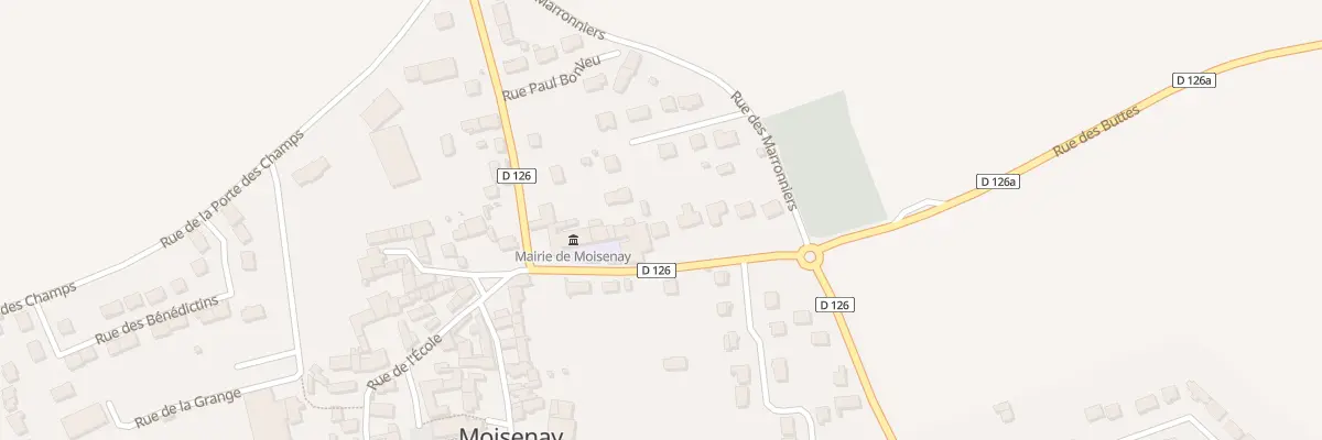 Plan du 1 Rue du Jubilé à Moisenay