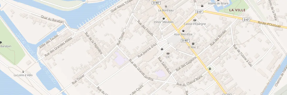 Plan du 8 Rue Jeanne d’Arc à Briare
