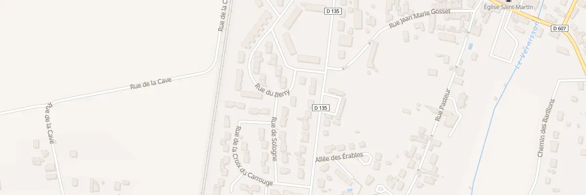 Plan du 3 Rue du Berry à Nogent-sur-Vernisson