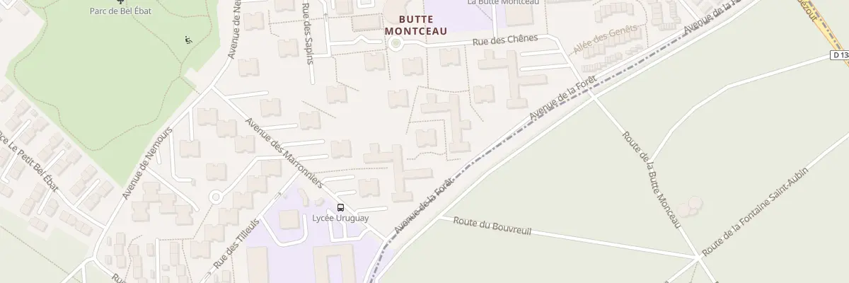 Plan du 56 Av de la Forêt à Avon