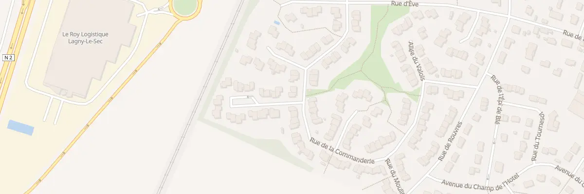 Plan du 59 Rue de la Commanderie à Lagny-le-Sec