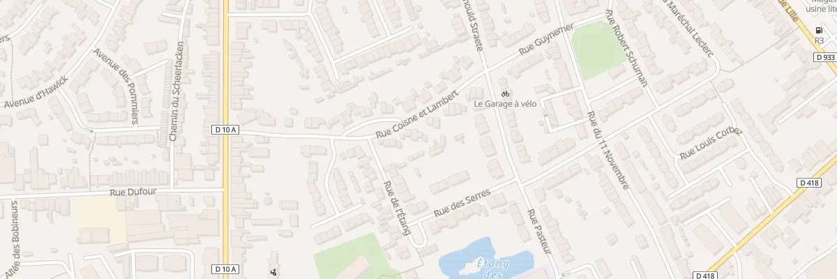 Plan du 28 Rue Coisne et Lambert à Bailleul