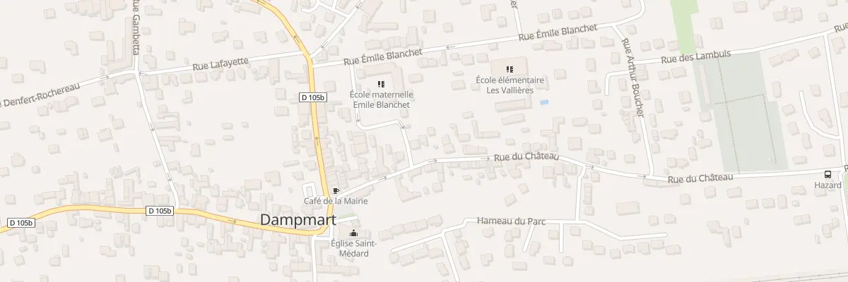 Plan du 19B Rue du Chateau à Dampmart