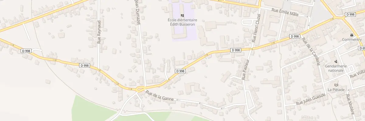 Plan du 34 Rue de la République à Commentry
