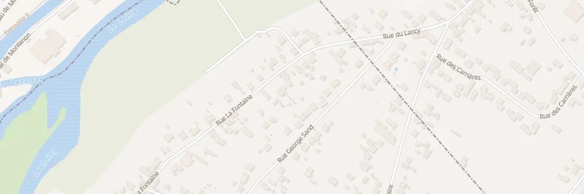 Plan du 100 Rue La Fontaine à Châlette-sur-Loing