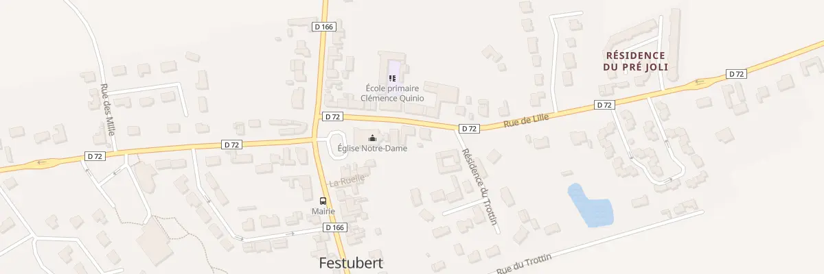 Plan du 83 Rue de Lille à Festubert