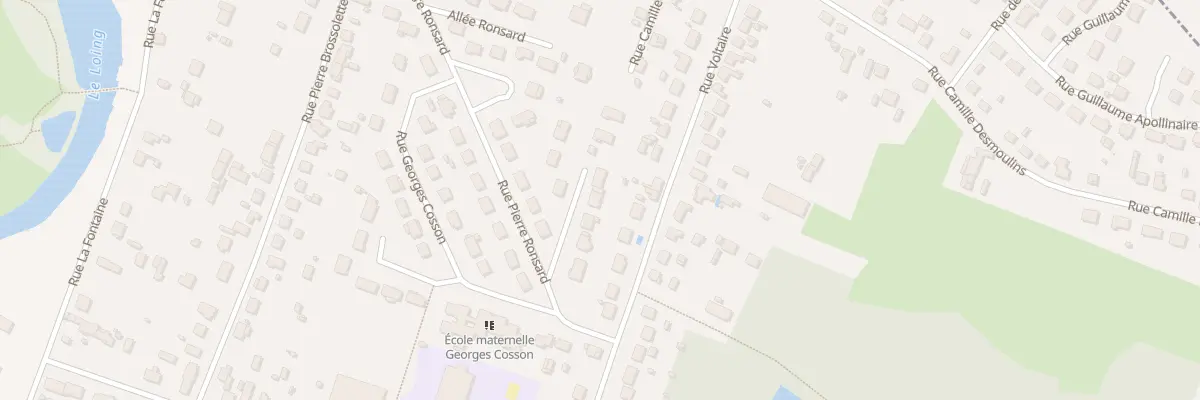 Plan du 9 Rue Pierre Ronsard à Châlette-sur-Loing