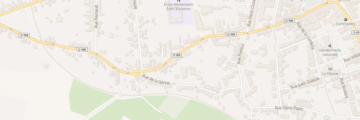 Plan du 39 Rue de la République à Commentry