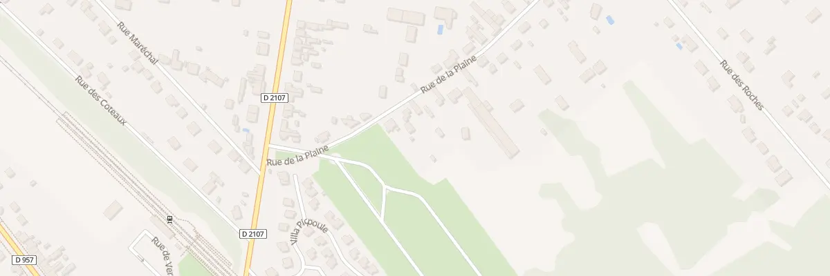 Plan du 16 Rue de la Plaine à Briare