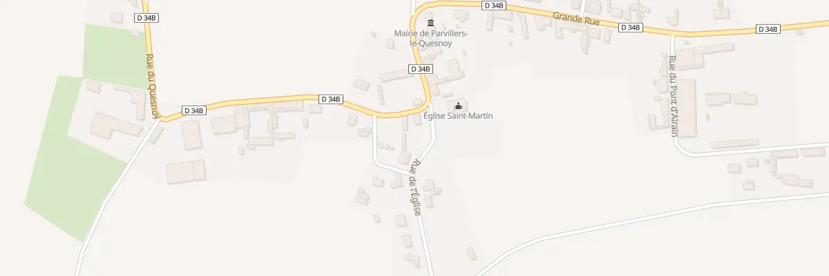 Plan du 5060 Rue de l’Église à Parvillers-le-Quesnoy