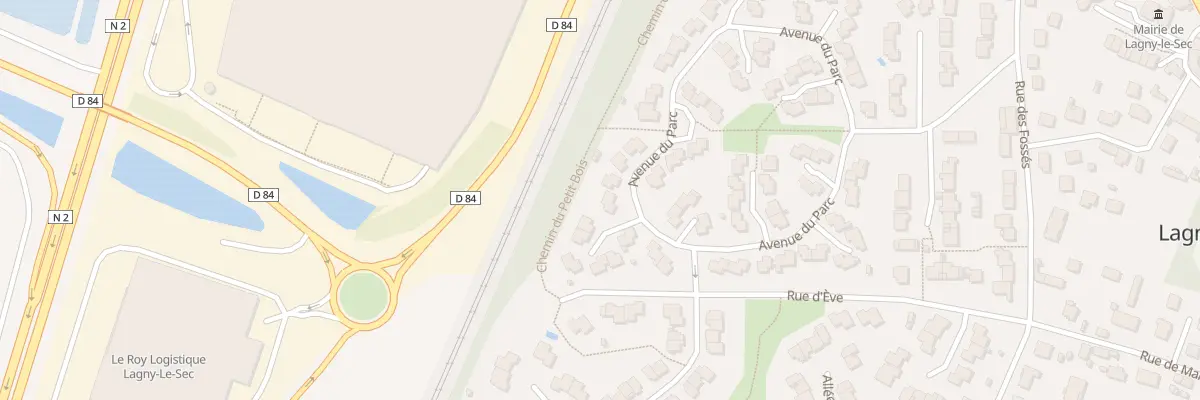 Plan du 48 Av du Parc à Lagny-le-Sec