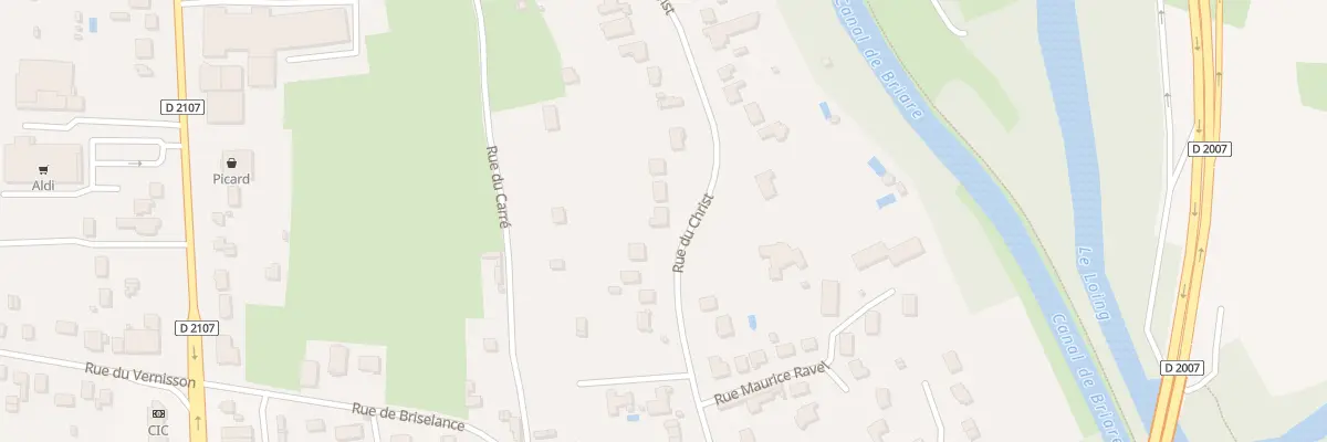 Plan du 806 Rue du Christ à Amilly