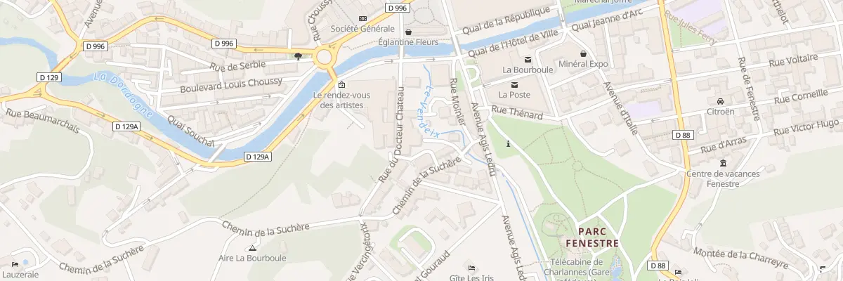 Plan du 71 Rue du Docteur Château à La Bourboule