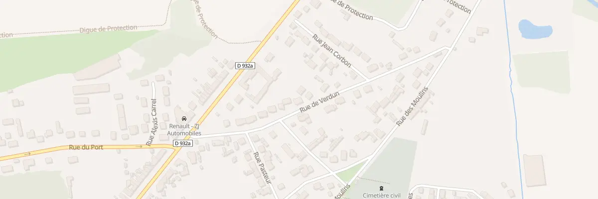Plan du 3 Rue de Verdun à Verberie