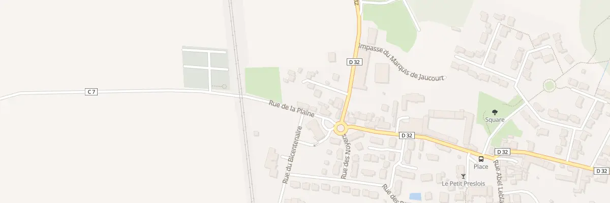 Plan du 12 Rue de la Plaine à Presles-en-Brie