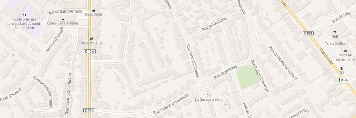 Plan du 90 Rue Arnould Straete à Bailleul