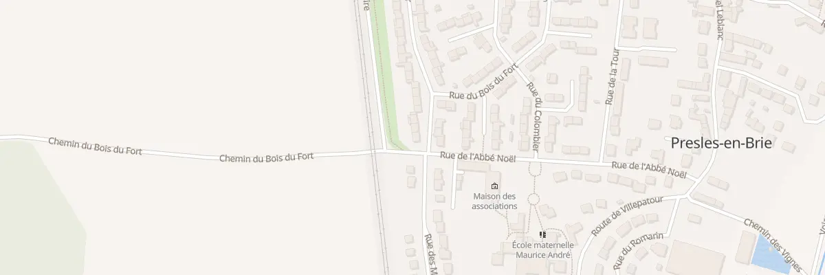 Plan du 56 Rue de Bel Air à Presles-en-Brie