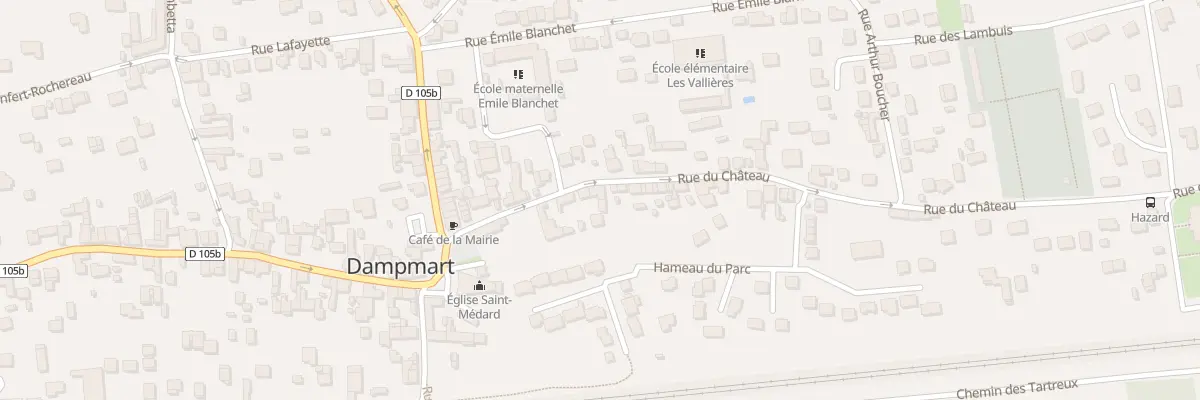 Plan du 10 Rue du Chateau à Dampmart