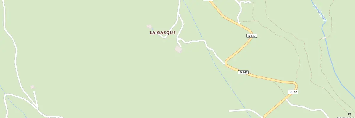 Plan du 7000F La Gasque à Minerve
