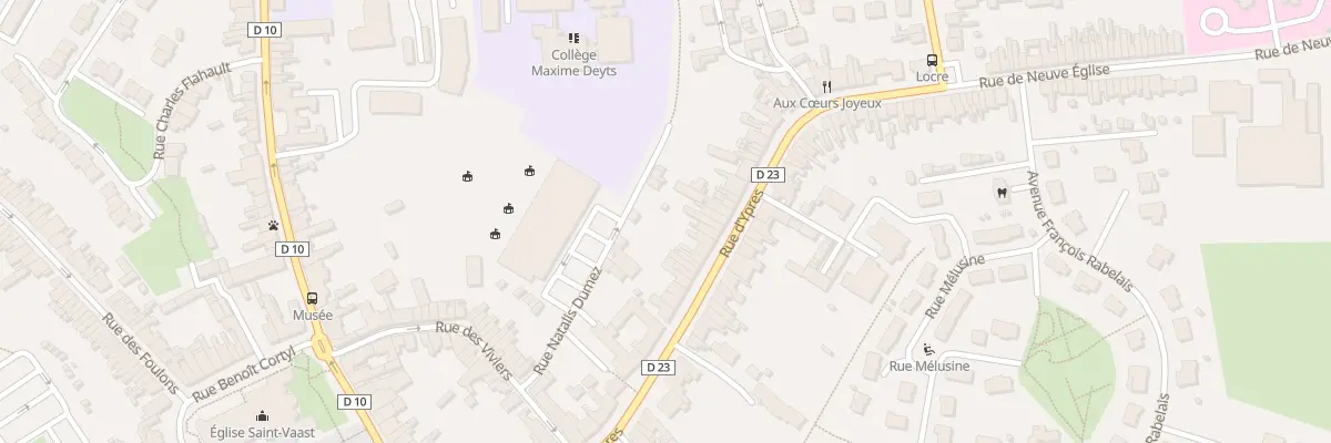 Plan du 59 Rue d’Ypres à Bailleul