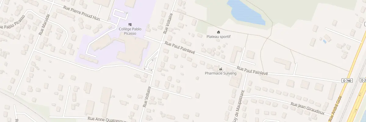 Plan du 6 Rue Paul Painlevé à Châlette-sur-Loing