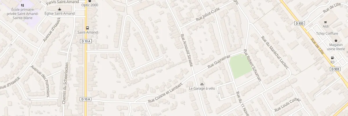 Plan du 98 Rue Arnould Straete à Bailleul