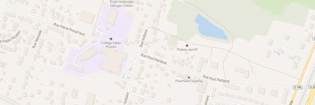 Plan du 3 Rue Paul Painlevé à Châlette-sur-Loing