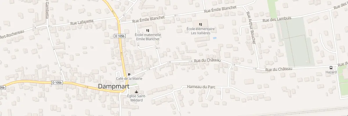 Plan du 23 Rue du Chateau à Dampmart
