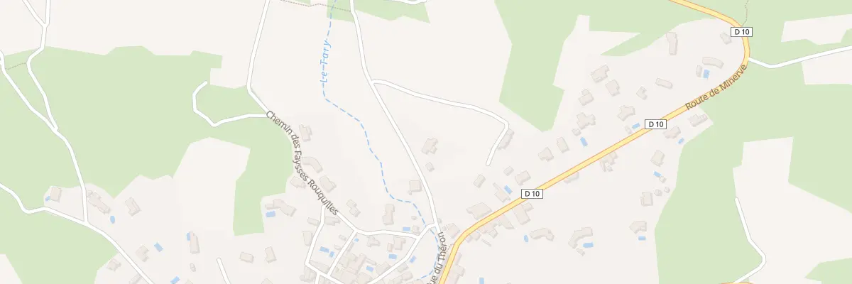 Plan du 5301F Rue du Théron à Azillanet