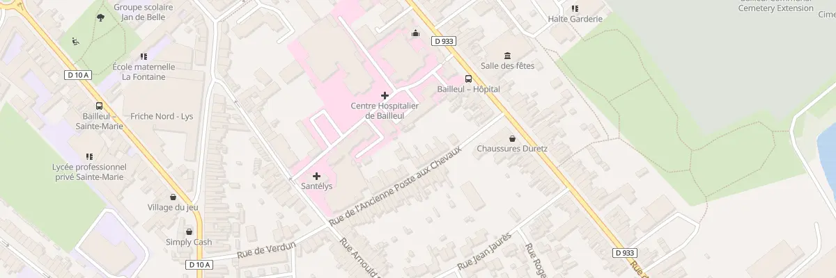Plan du 8 Rue Poste aux Chevaux à Bailleul