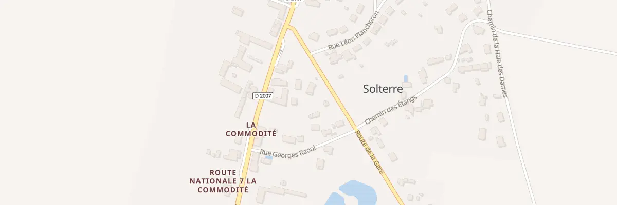 Plan du 4 Rte de la Gare à Solterre