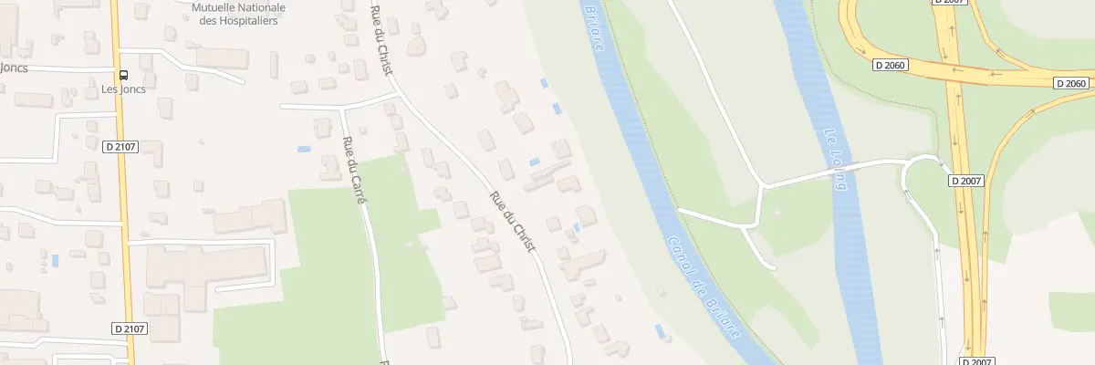 Plan du 603 Rue du Christ à Amilly