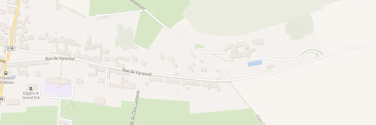 Plan du 32 Rue de Varanval à Jonquières