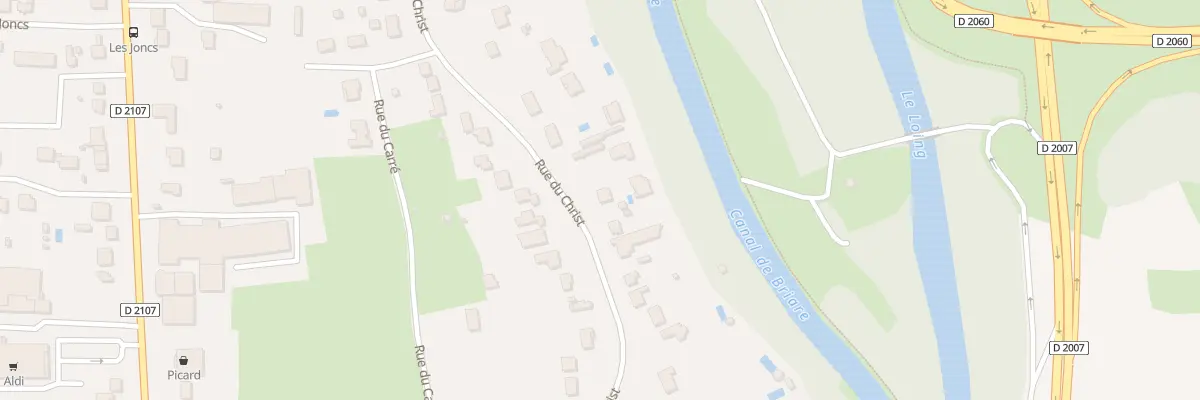 Plan du 637 Rue du Christ à Amilly