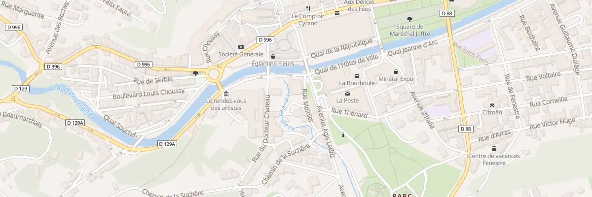 Plan du 11 Quai Gambetta à La Bourboule
