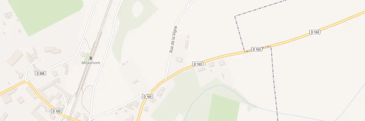 Plan du 2 Rue de la Vigne à Miraumont