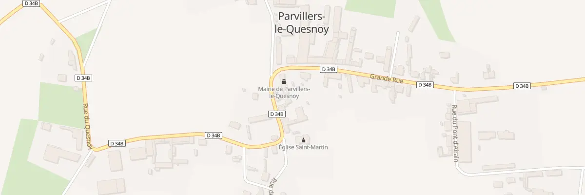 Plan du 3 Rue de l’Église à Parvillers-le-Quesnoy