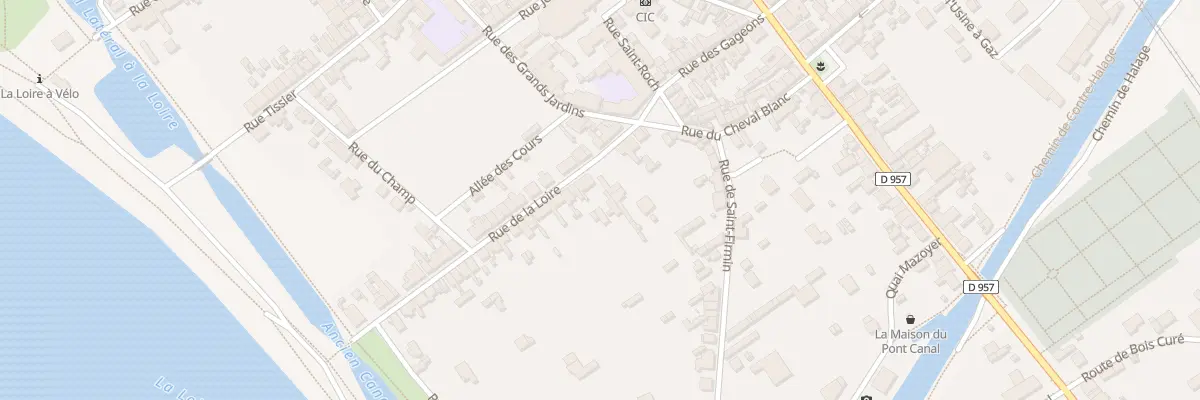 Plan du 11 Rue de la Loire à Briare