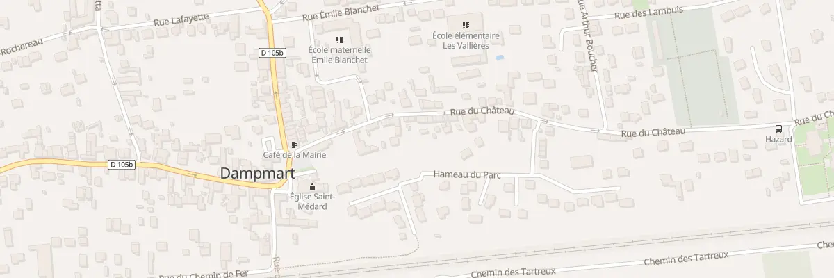 Plan du 14 Rue du Chateau à Dampmart