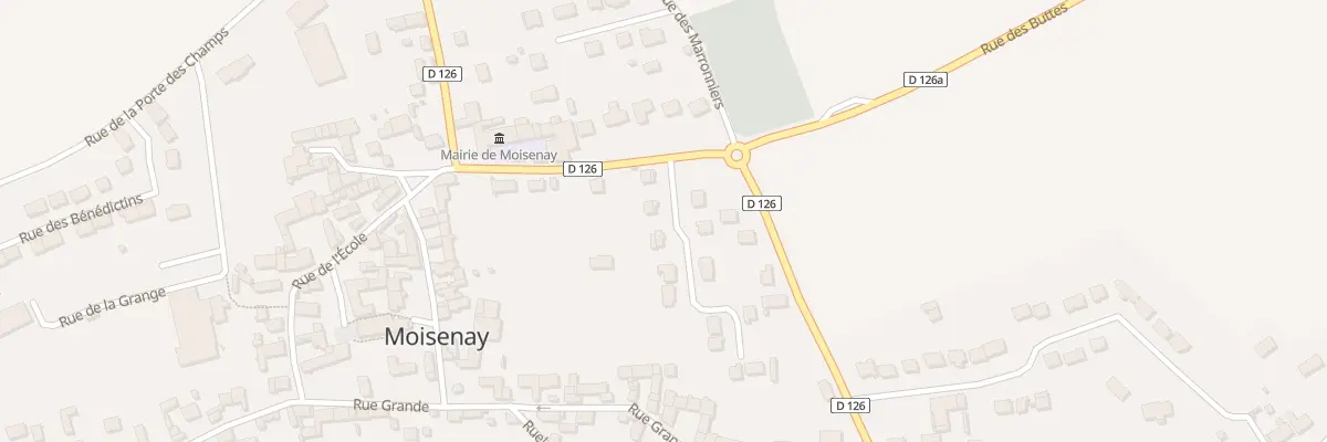 Plan du 2 Rue de la Maison du Bout à Moisenay