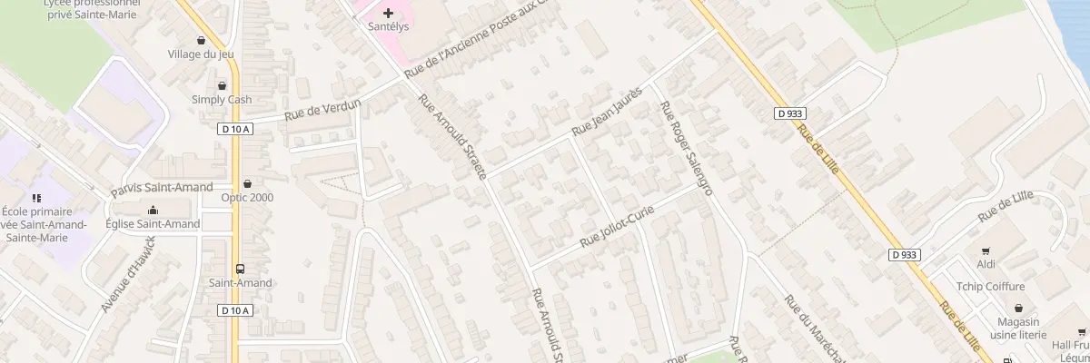 Plan du 11 Rue Jean Jaures à Bailleul