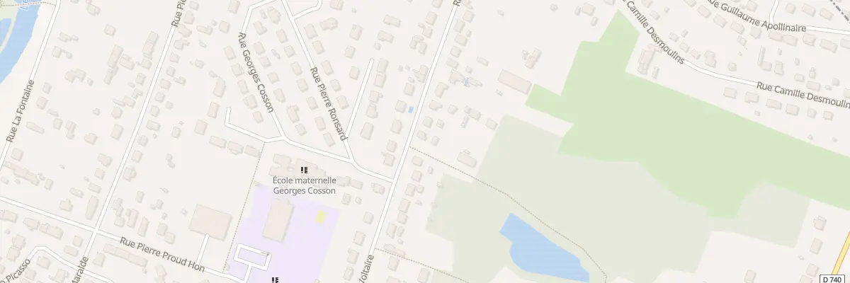 Plan du 86 Rue Voltaire à Châlette-sur-Loing